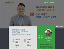 Tablet Screenshot of hellochao.vn